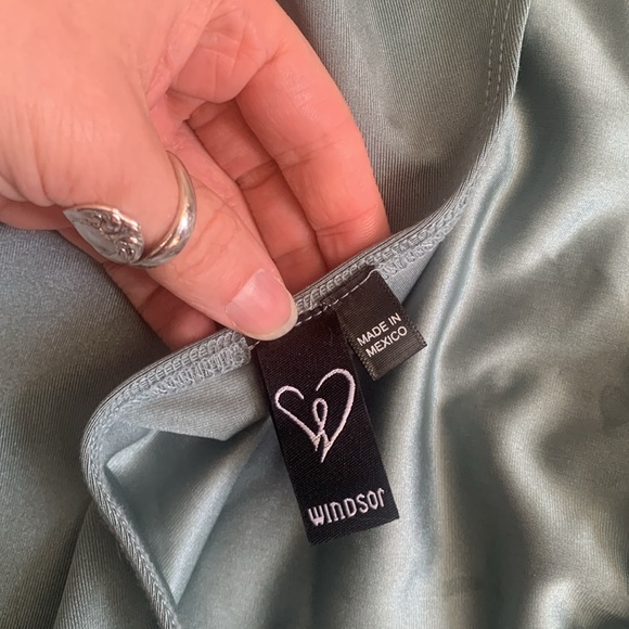 New Year’s Eve/formal Windsor Dress in slate gray/blue - Picture 6 of 10